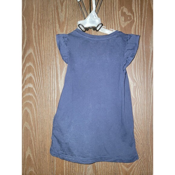 Isaac Mizrahi Navy sequin owl top toddler girl 4 ug - Picture 5 of 5